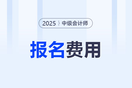 2025年中級會計報名費用多少錢一科? 2025年中級會計報名費用多少錢一科?
