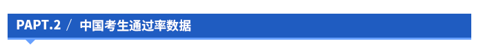 中國考生通過率數據 中國考生通過率數據